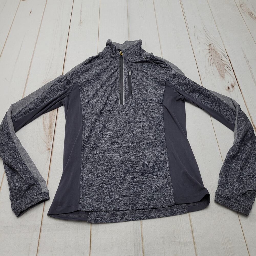 Lululemon mens lightweight gray quarter zip jacket pullover running active